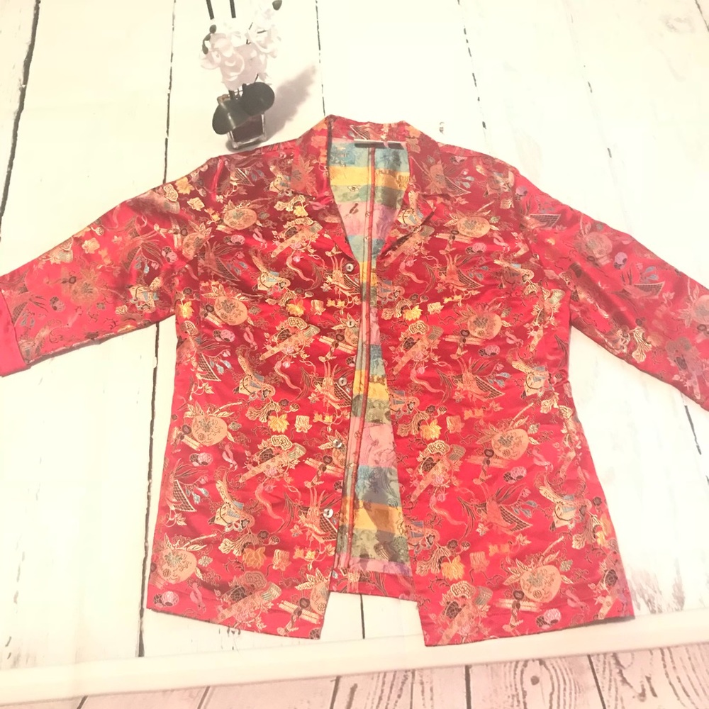 Chico’s Asian Inspired Blazer